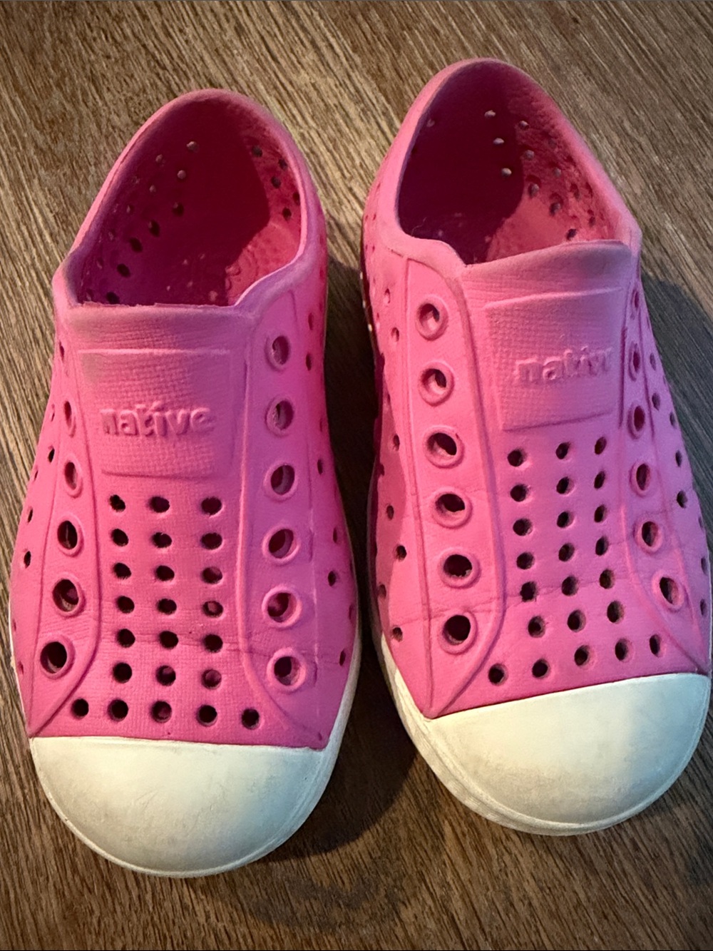 Native Kids Bubblegum Pink Slip-On Water Shoes